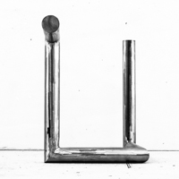 Pippo Lionni 20240108 43°11° steel rod sculpture 35 x 57 x 27