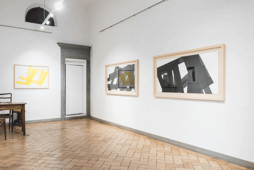 Pippo Lionni at the CARTAVETRA exhibition in Florence 2018