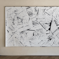 Pippo Lionni 20160518 43°11° acrylic on canvas 2x6.7m