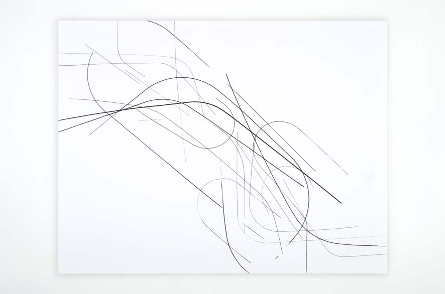 SINGULARITY 258, 2012, acrylic on 200g paper, 50x65cm