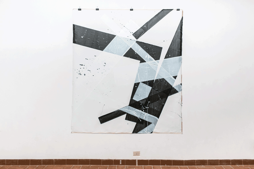 Pippo Lionni, 20151110, 43°11°, acrylic on canvas, 210x186cm