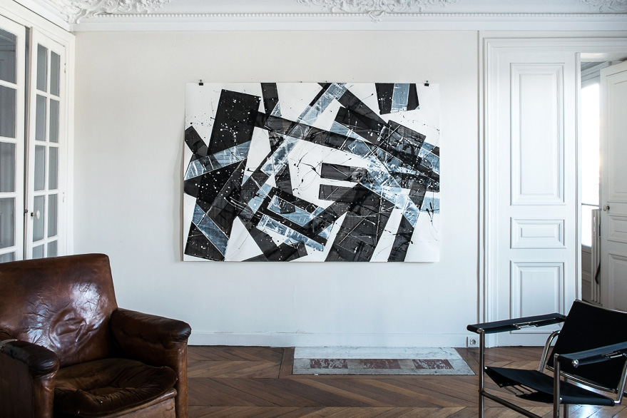 Pippo Lionni, 20151214, 48°02°, acrylic on 300g paper, 140x200cm