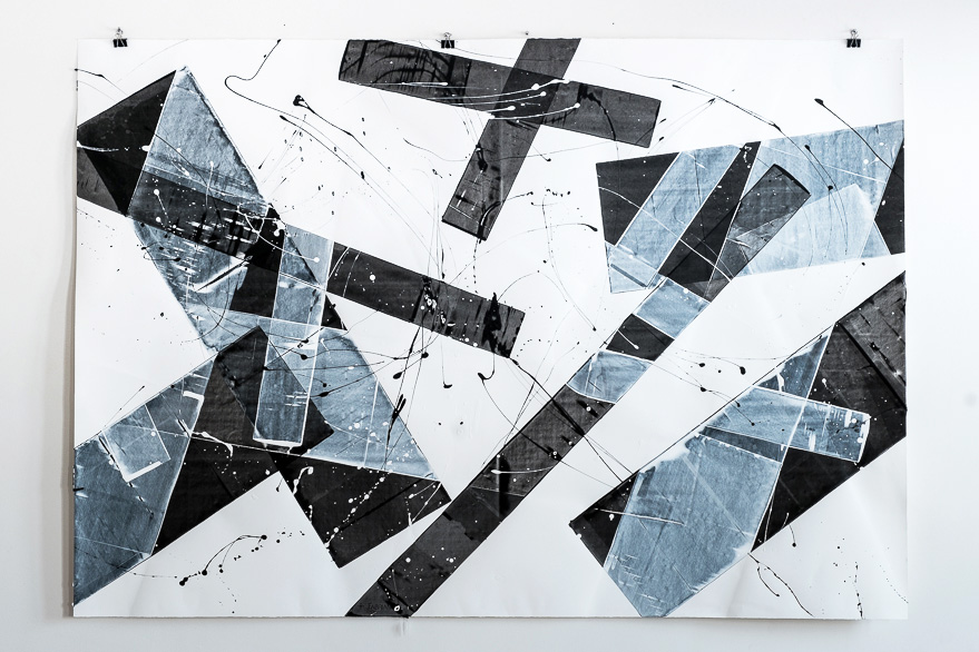 Pippo Lionni, 20151216, 48°02°, acrylic on 300g paper, 140x200cm