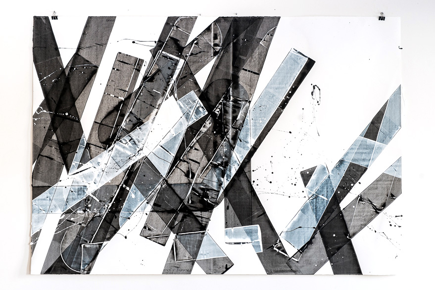 Pippo Lionni, 20151220, 48°02°, acrylic on 300g paper, 140x200cm