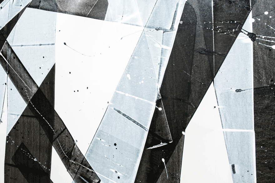 Pippo Lionni, 20160107, 43°11°, acrylic on canvas, 200x410cm, detail