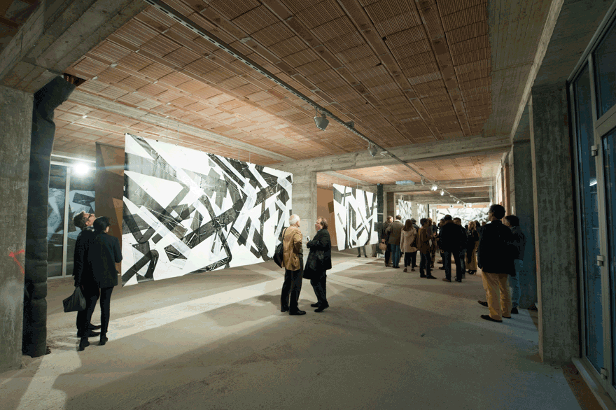 Pippo Lionni, BIG PAINTINGS, CASA DELL'AMBIENTE, SIENA ITALY, 2015, photo xx