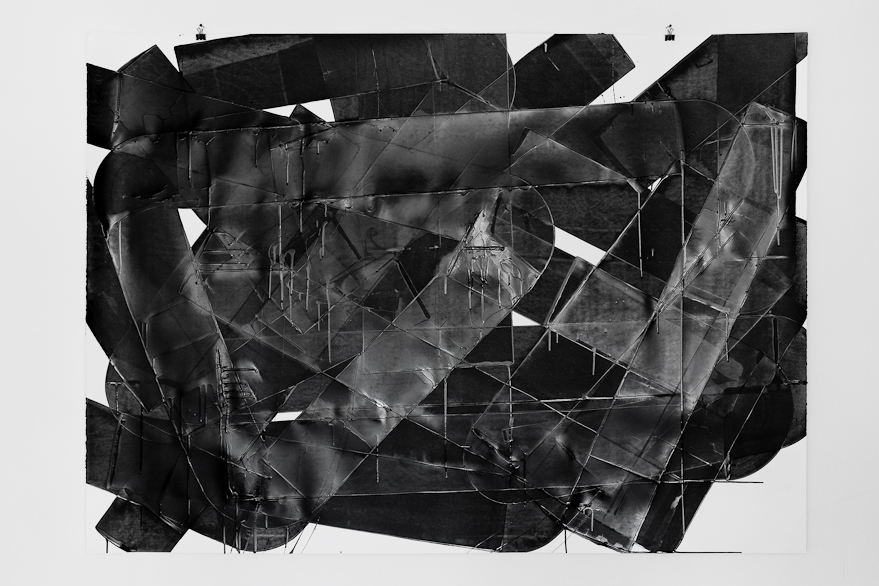 Pippo Lionni, UNTITLED 634, 2014, 59°18°, acrylic on 300g paper, 100x140cm