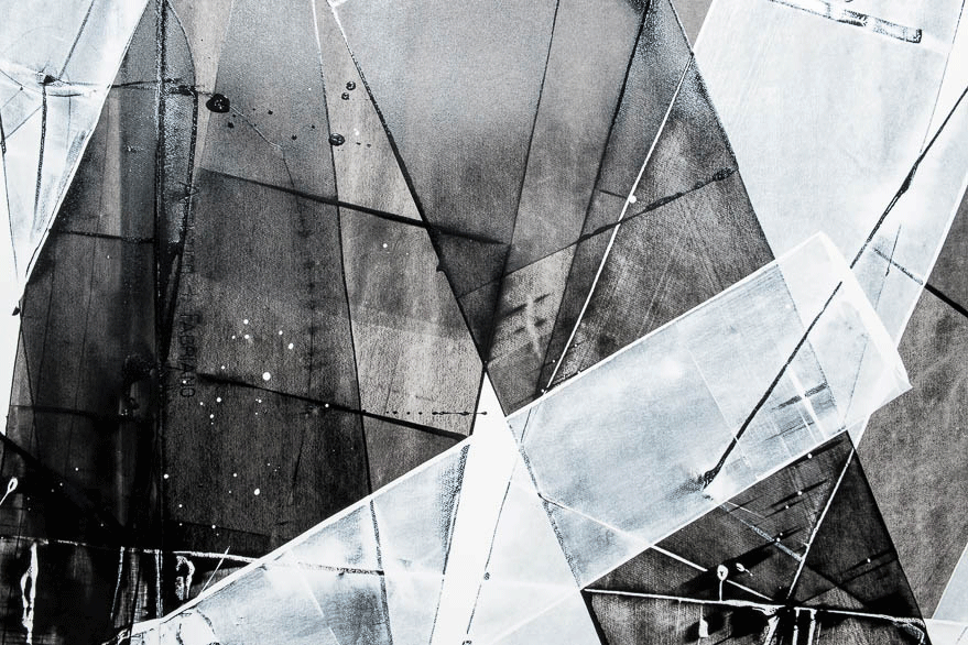 Pippo Lionni, 20150307, 43°11°, acrylic on 300g paper, 230x280cm