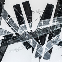 Pippo Lionni, 20150706.2, 59°18°, acrylic on 300g paper, 140x204cm