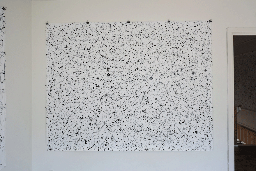 Pippo Lionni 20190730 59°18° acrylic enamel on canvas 166x215cm