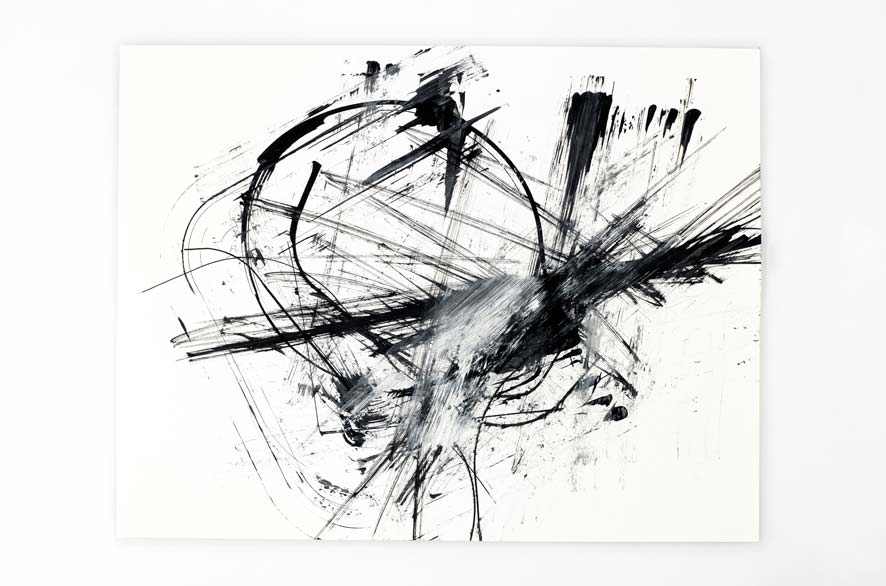 Pippo Lionni BACKLASH 12, 2011, acrylic on 200g paper, 50x65cm