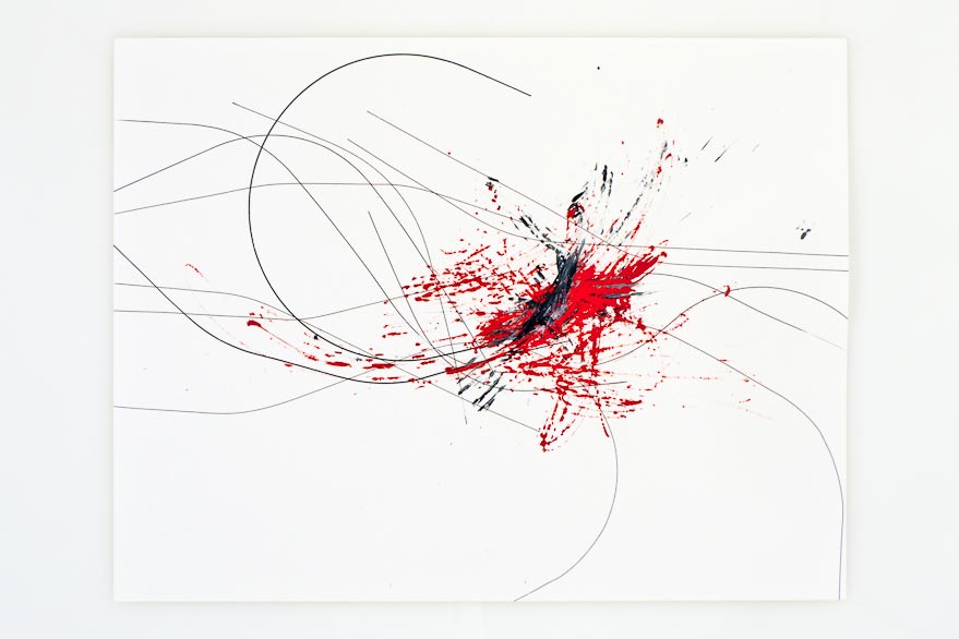 Pippo Lionni BREAKTHROUGH 136, 2012, acrylic on 200g paper, 50x65cm
