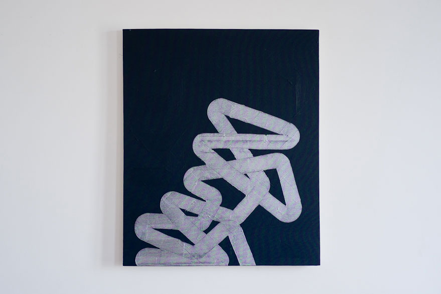 Pippo Lionni, UNTITLED 201, 2013, acrylic on canvas, 65x54cm