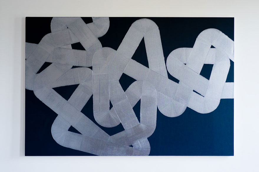 Pippo Lionni, UNTITLED 206, 2013, acrylic on canvas, 130x195cm
