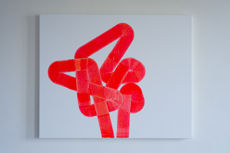 Pippo Lionni, UNTITLED 207, 2013, acrylic on canvas, 80x100cm