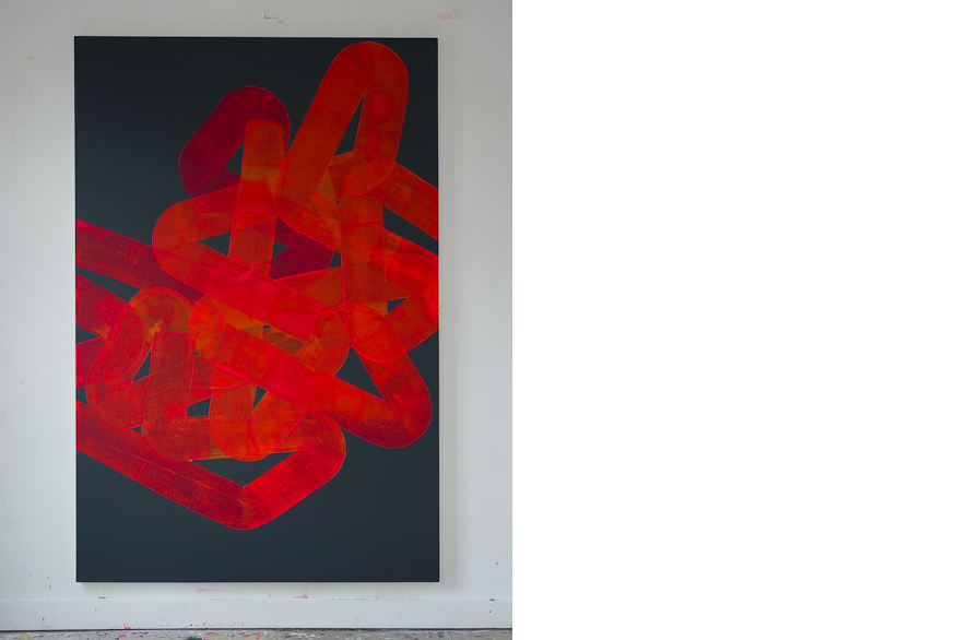 Pippo Lionni, UNTITLED 213, 2013, acrylic on canvas, 195x130cm