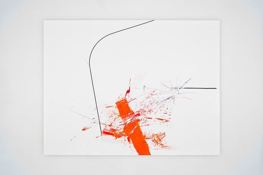 Pippo Lionni UNTITLED 24, 2013, acrylic on 200g paper, 50x65cm