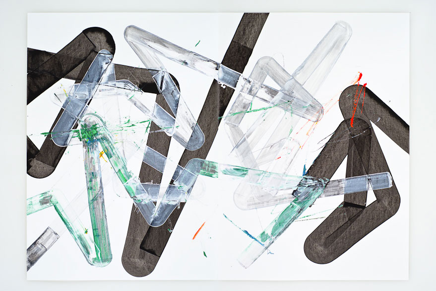 Pippo Lionni, UNTITLED 278, 2013, acrylic on 220g paper, 70x100cm