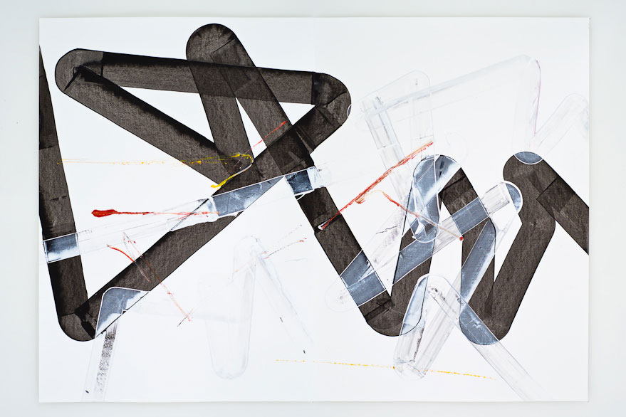 Pippo Lionni, UNTITLED 279, 2013, acrylic on 220g paper, 70x100cm