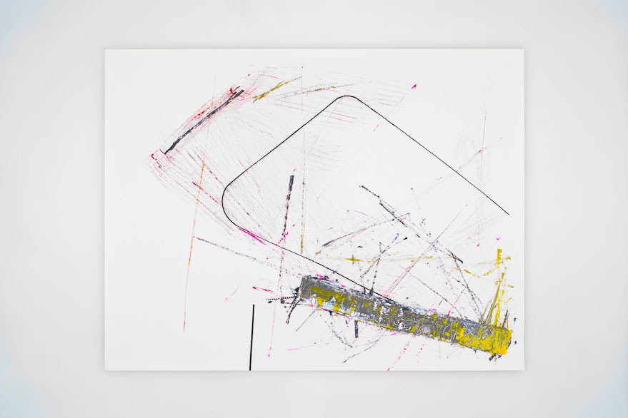 Pippo Lionni UNTITLED 29, 2013, acrylic on 200g paper, 50x65cm