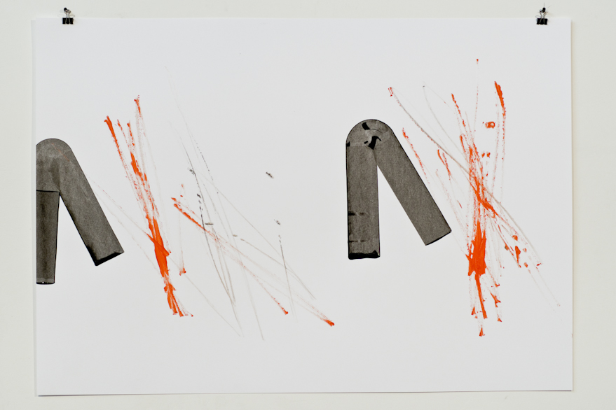 Pippo Lionni, UNTITLED 527, 2014, acrylic on 220g paper, 70x100cm