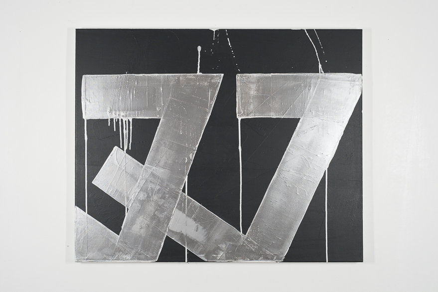 Pippo Lionni, UNTITLED 664, 2014, 48°02°, acrylic on canvas, 80x100cm
