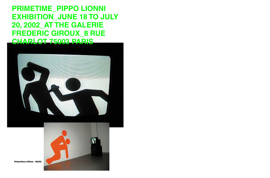 pippo lionni - exhibition - expo - galerie frederic giroux - primetime