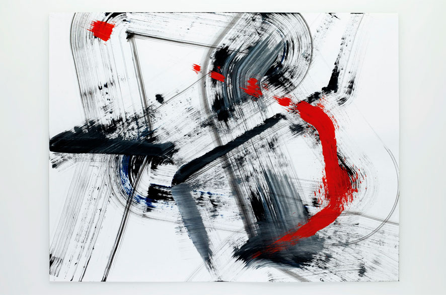 Pippo Lionni LATERALSHIFT 329, 2011, acrylic on 200g paper, 50x65cm