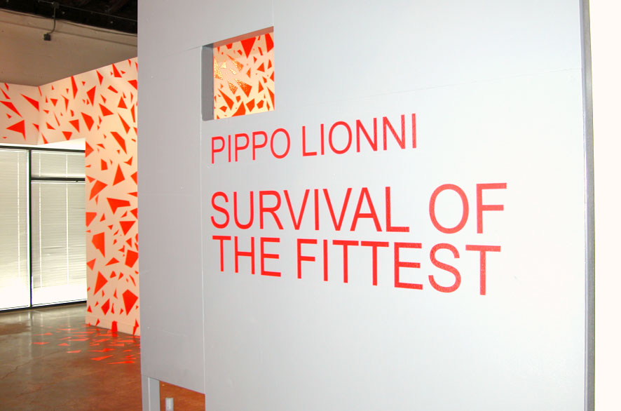 pippo lionni - exhibition - expo - pnca - survival of the fittest